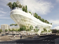 Eco aan de Seine - Parijs bouwt een uniek, zwevend groendorp